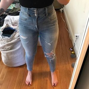 AEO Super-hi rise jeans